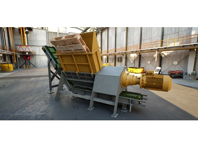 30 Pallets/Hour Pallet Shredder Machine - 5