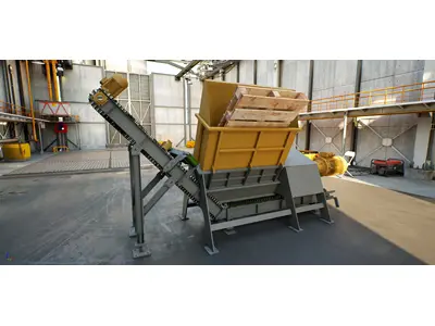30 Pallets/Hour Pallet Shredder Machine