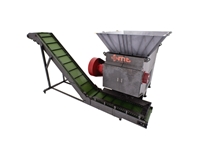 Ts100 Single Shaft Shredder Waste Grinding Machine - 4