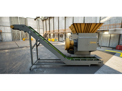 Ts80 Single Shaft Shredder Waste Grinding Machine - 0