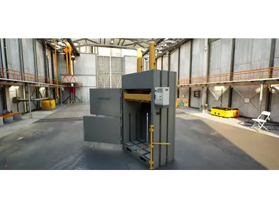 50 Tons Vertical Waste Baling Press
