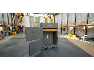 15 Ton Vertical Waste Baling Press