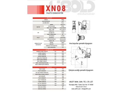 XN-08 Mini Ekskavatör  - 8
