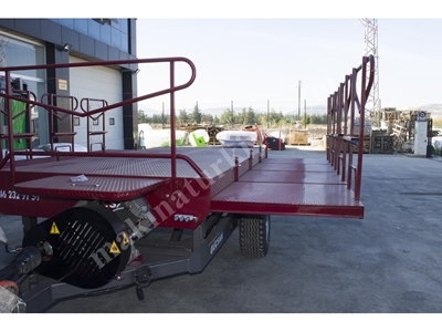 Compressor Harvest Platform Type Trailer - 2