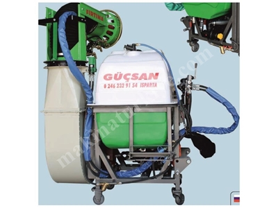 Atomiseur turbo à tête rotative suspendue de type 600 litres - 2