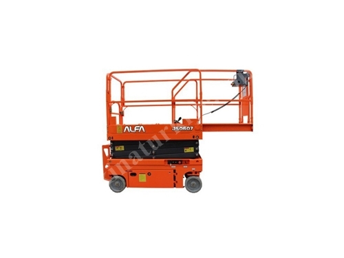 8 Meter Alfa batteriebetriebene Scherenplattform