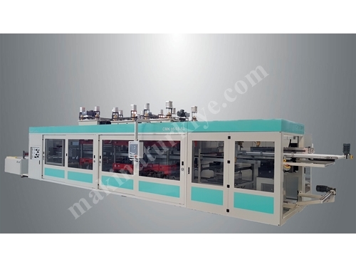 950X650 Mm 4 Station Thermoforming Machine