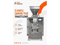 5 Hatlı 300 adet/dakika Stick Şeker Paketleme Makinası