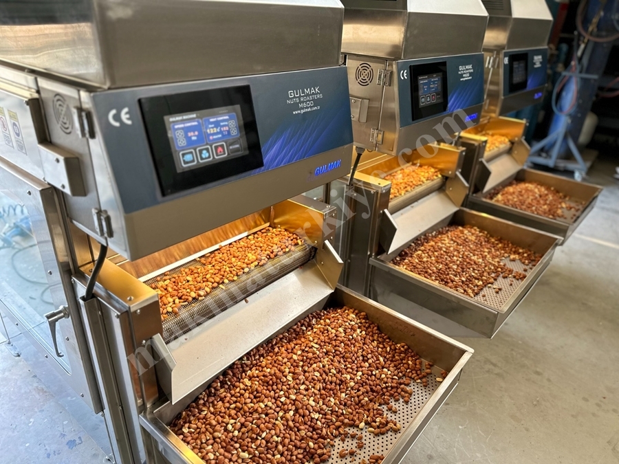 30-50 kg/ h Nuts Roasting Machine 