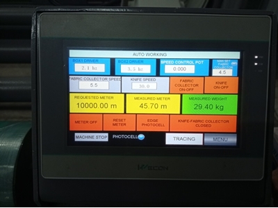 2 Metre Sıfır Kumaş Kenar Ve Boy Kesim Makinası - 1