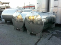 5000 Liter Stainless Steel Cylindrical Modular Water Tank - 0