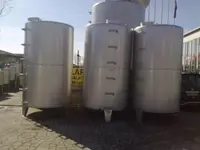 10-Tonnen-Edelstahl-Zylindrischer Modularer Wasserspeicher