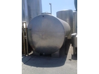 Réservoir d'eau modulaire cylindrique en acier inoxydable de 20 tonnes - 0