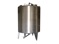 1 Ton Stainless Steel Cylindrical Modular Water Tank - 0