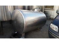 2 Ton Stainless Chrome Steel Cylindrical Modular Water Tank - 0