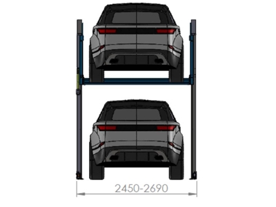 2 Katlı 3 Ton Mekanik Otopark Sistemi - 1