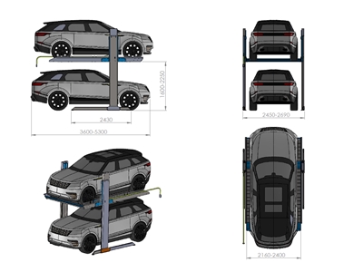 2-Story Mechanical Parking System - 3