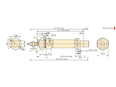 Dsn Series Mini Pen Pad Hydraulic Cylinder - 0