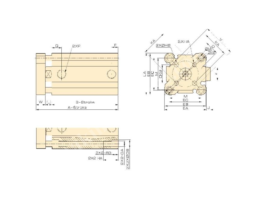 Jtd Series Short Stroke Magnetic Hydraulic Cylinder