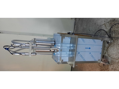 1 Litre Dipten Dolum Yarı Otomatik 2 Nozullu Sıvı Dolum Makinesi  - 7
