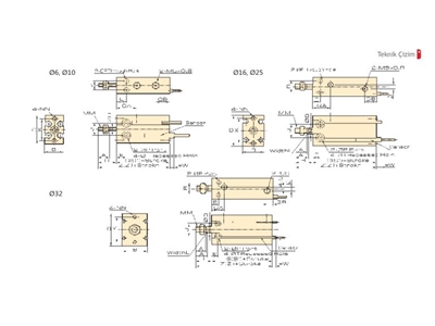 Cduk Series Non-Rotating Shaft Bearing Hydraulic Cylinder - 0