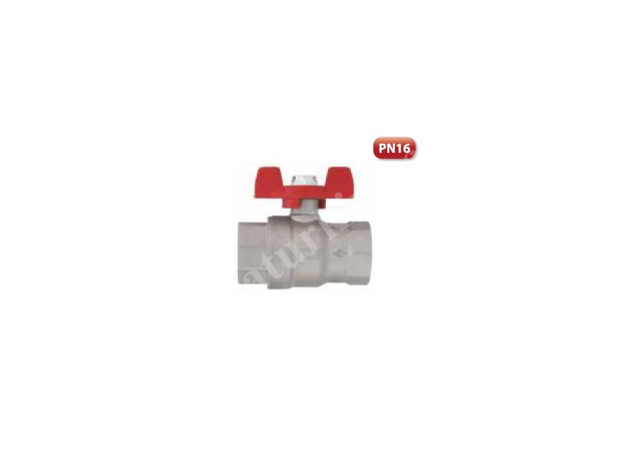 Butterfly Handle Female/Female - Full Flow Ball Valve