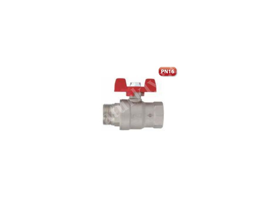 Butterfly Handle Female/Male - Full Flow Ball Valve