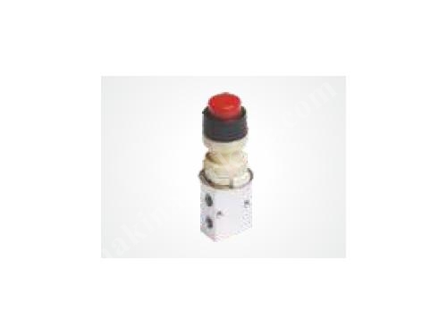 Button Controlled Spring Loaded Mechanical Valve