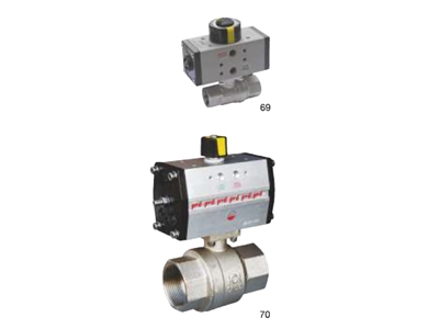 Brass Ball Valve with Double Acting Actuator - 0