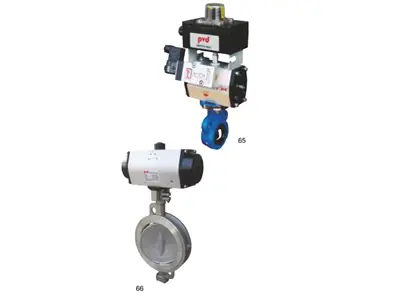 Butterfly Valve with Double Acting Actuator