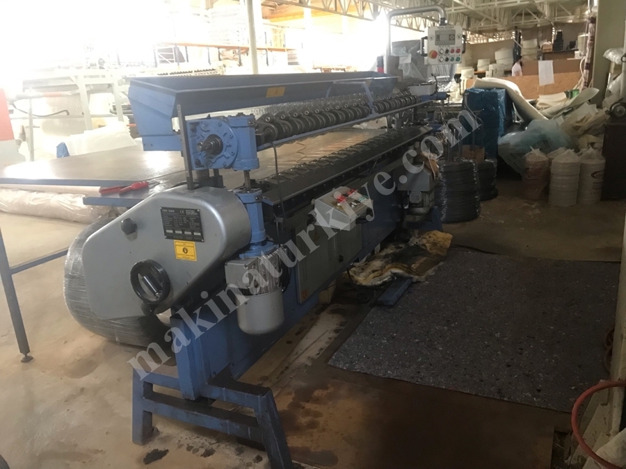Bed Spring Helix and Spring Stringing Machine