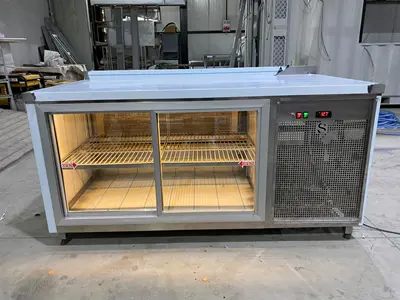 Glass Countertop Refrigerators