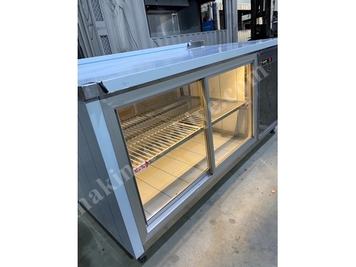 Counter Type Refrigerators With Glass Door