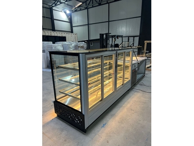 0/+8 ºc Soğutmalı Pasta Vitrini - 3