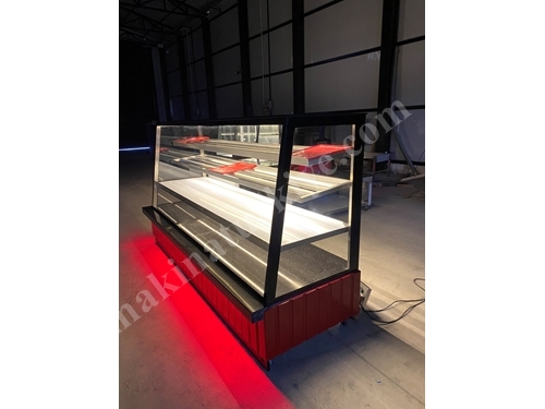 Neutral Pastry Cabinet With LED Lighting