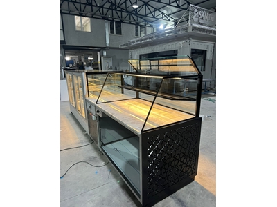 Led Aydınlatmalı Nötr Pasta Dolabı - 3