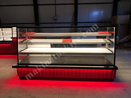Neutral Pastry Cabinet With LED Lighting