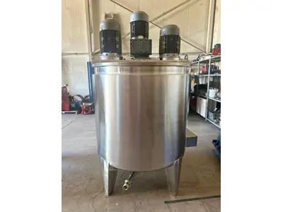 1150 Liter Edelstahl Creme Mixer