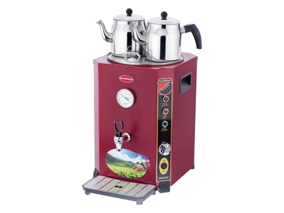 13 Lt Roter Jumbo Teekocher - 0