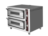 62X62 Двухъярусная электрическая пицца-печь