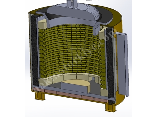 Kaletherm 800 Kg Electric Heating Furnace