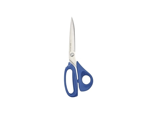 Blue Plastic Handle Fabric Scissors with 25 cm Sheath