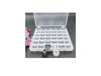 36 Compartment Transparent Storage Box for Measuring Tapes - 4