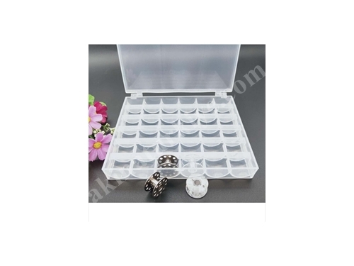 36 Compartment Transparent Storage Box for Measuring Tapes