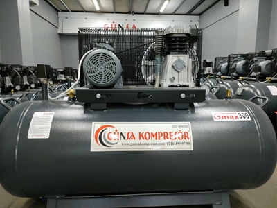 Компрессор воздушный поршневой 300л, головка Abac итальянская - 7
