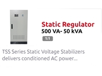 500 vA-5 kVA Static Regulator
