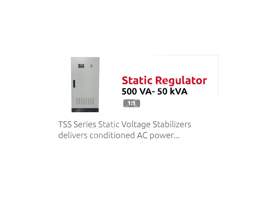 500 vA-5 kVA Static Regulator