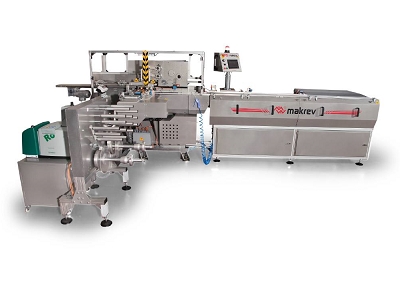 180-220 Stück/Minute Tabletten-Stange Schokoladenverpackungsmaschine - 0