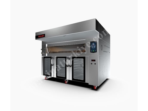 Koza 120x200 cm 1 Storey Electrical Deck Oven with Fermentation 