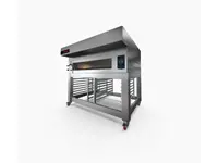 Koza 120x200 cm 1 Storey Electrical Deck Oven with Table
